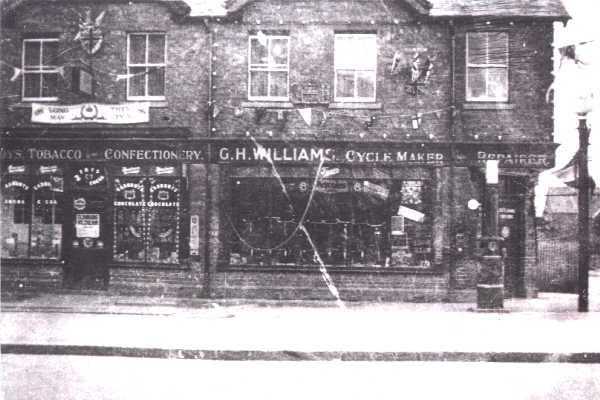 G.H. Williams former shop in 1937