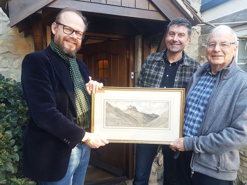 The handover of the Crotch paintng