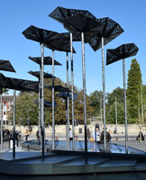 Rain pavilion at Brookes