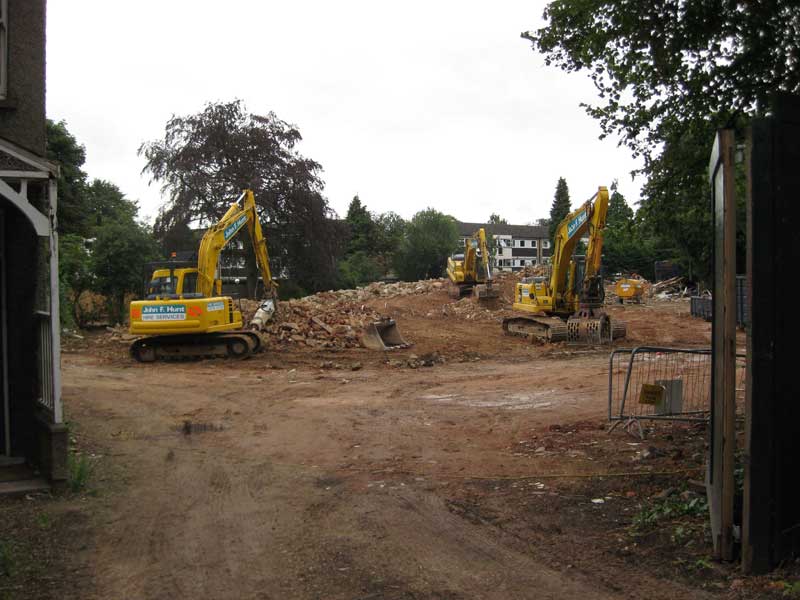 Empty site of Dorset House