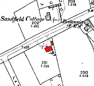 1898 map showing Ellserslie