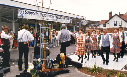 Appalachian clog-dancers