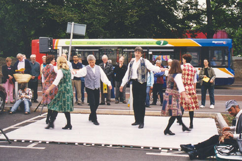 Appalachian clog-dancers