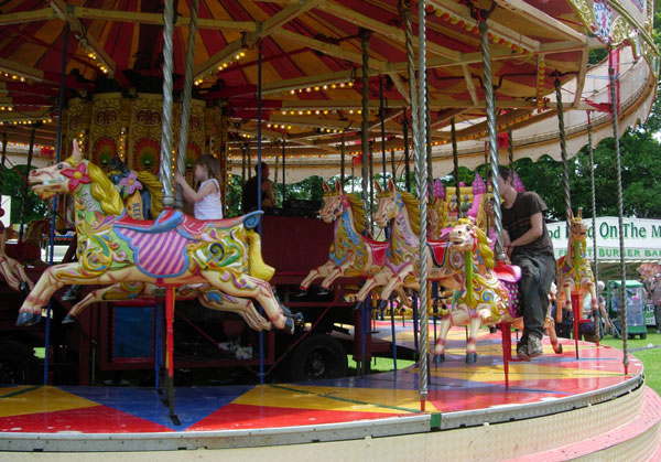 People having a ride