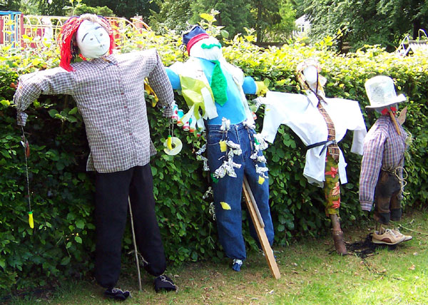 Four other scarecrows