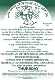Unwanted Clothing Collection