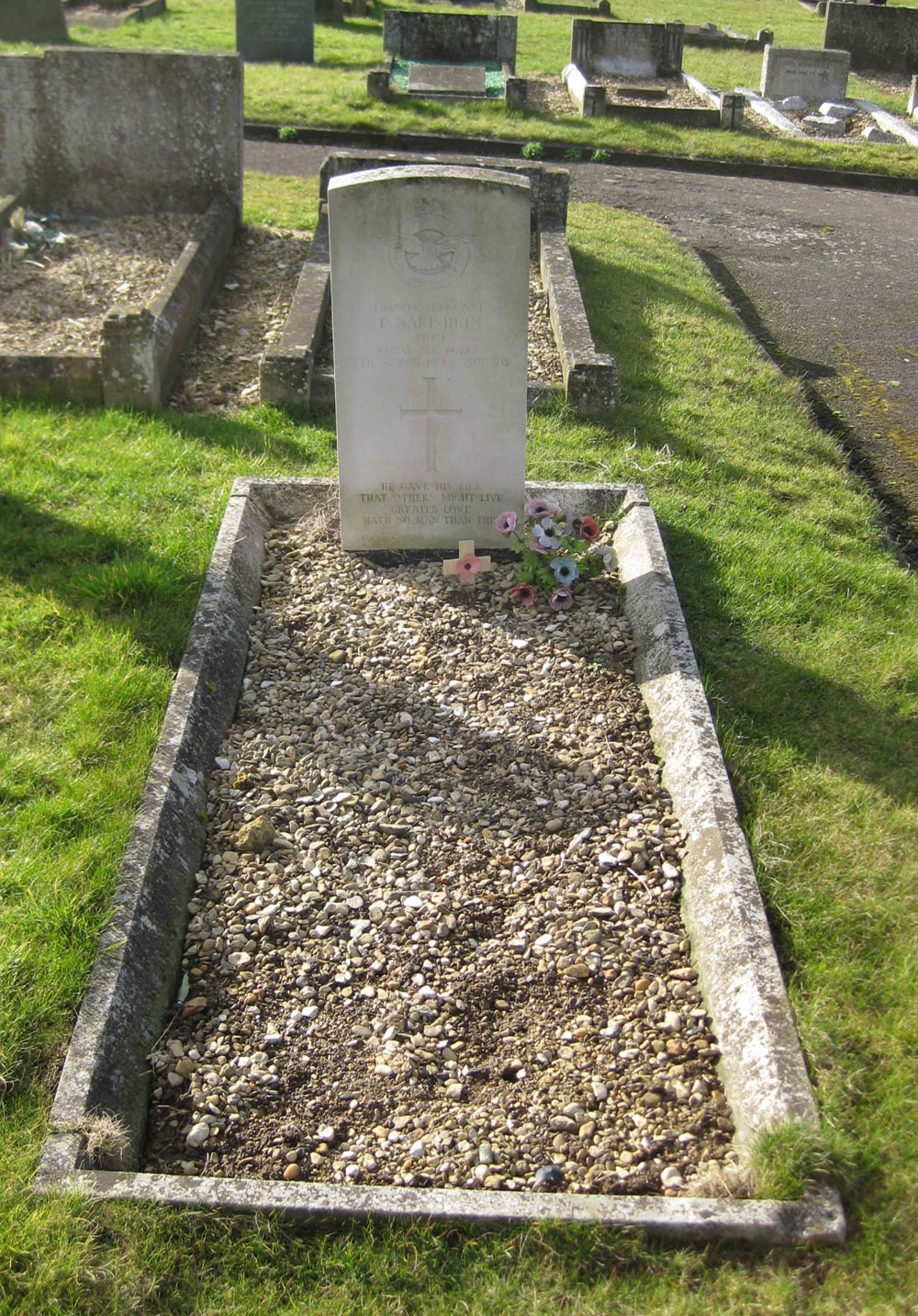 Narishkin grave in Headington Cemetery