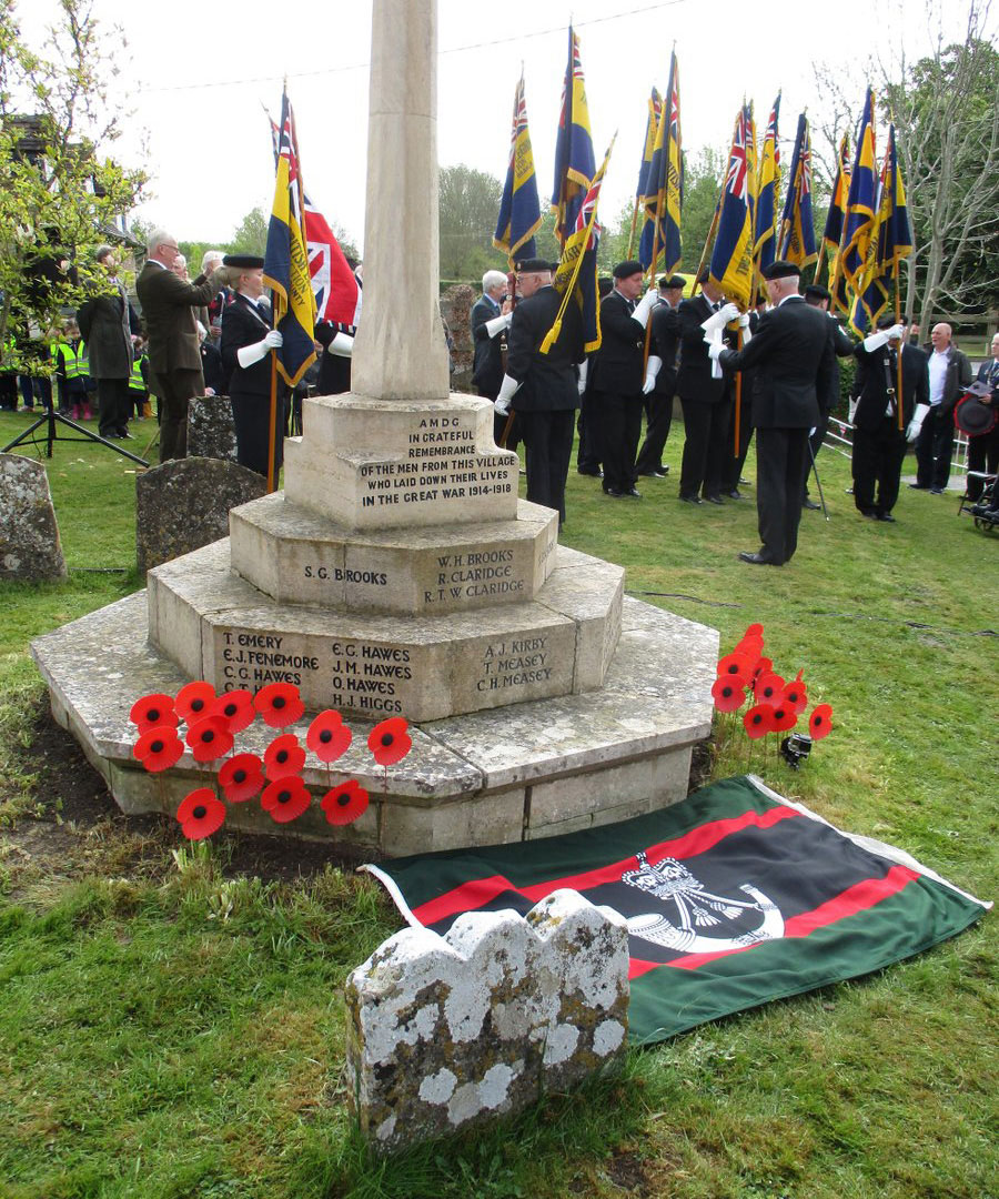 Paving stone before unveiling