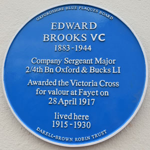 Brooks blue plaque