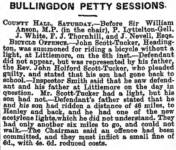 Bullingdon Petty Sessions