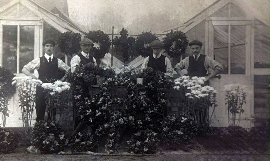 Mattock's staff and greenhouses