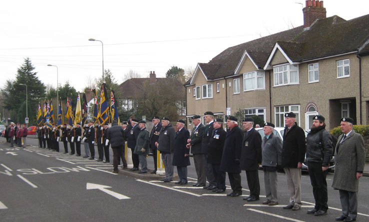 The British Legion stand ready