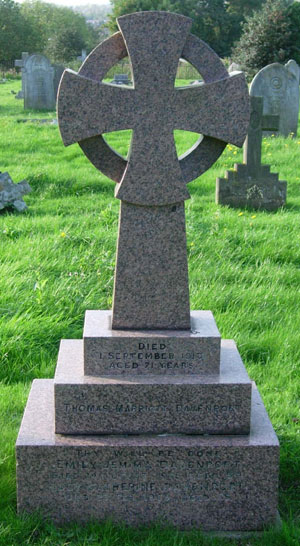 Thomas Davenport&rsquo;s grave