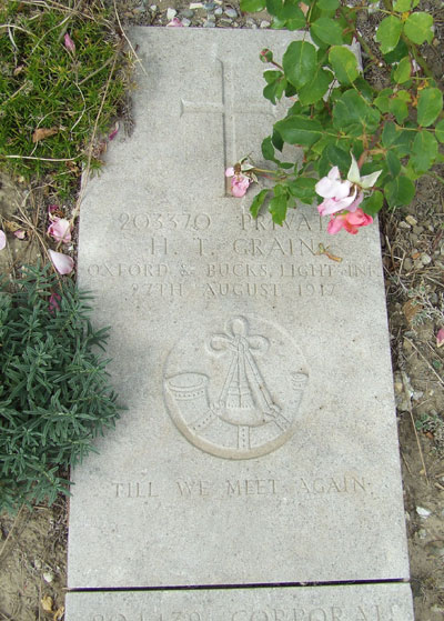 Grave of Harold Grain