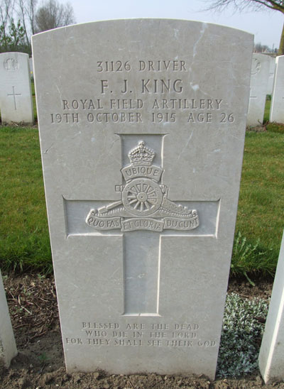 Grave of Frederick King