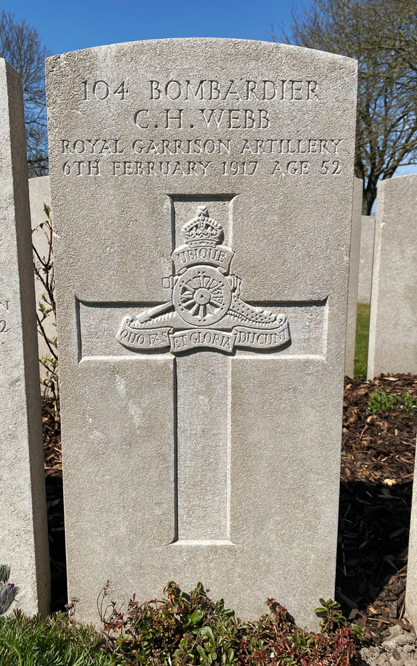Charles Webb grave