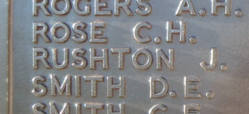 Memorial to Rushton