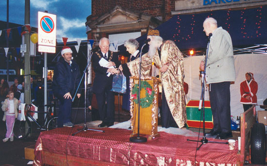 Richard Jeffery comes up for his certificate