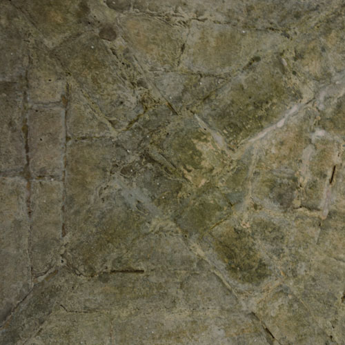 Inside the well-house roof