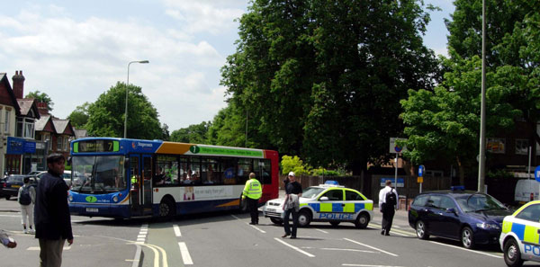 Traffic diverted down Lime Walk