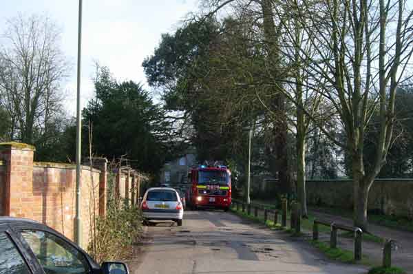 Fire engine coming