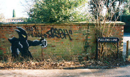 Graffiti, Pullen&rsquo;s Lane
