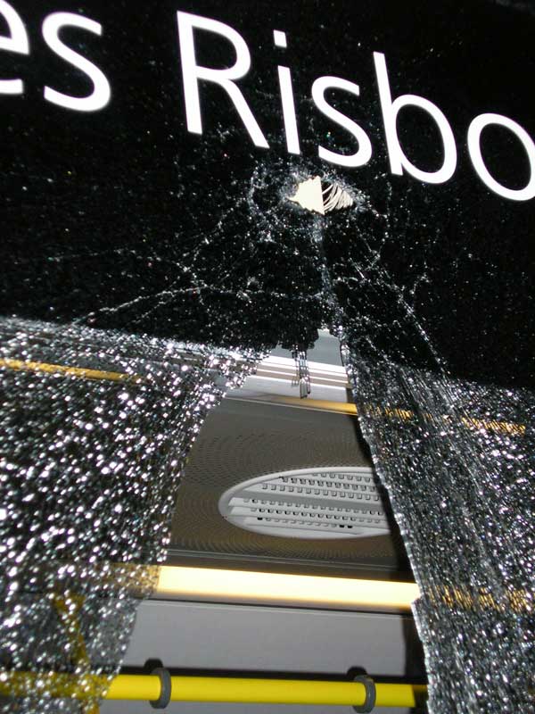 Broken glass