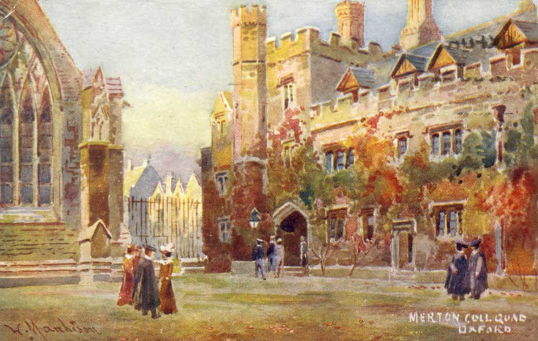 Merton College quad