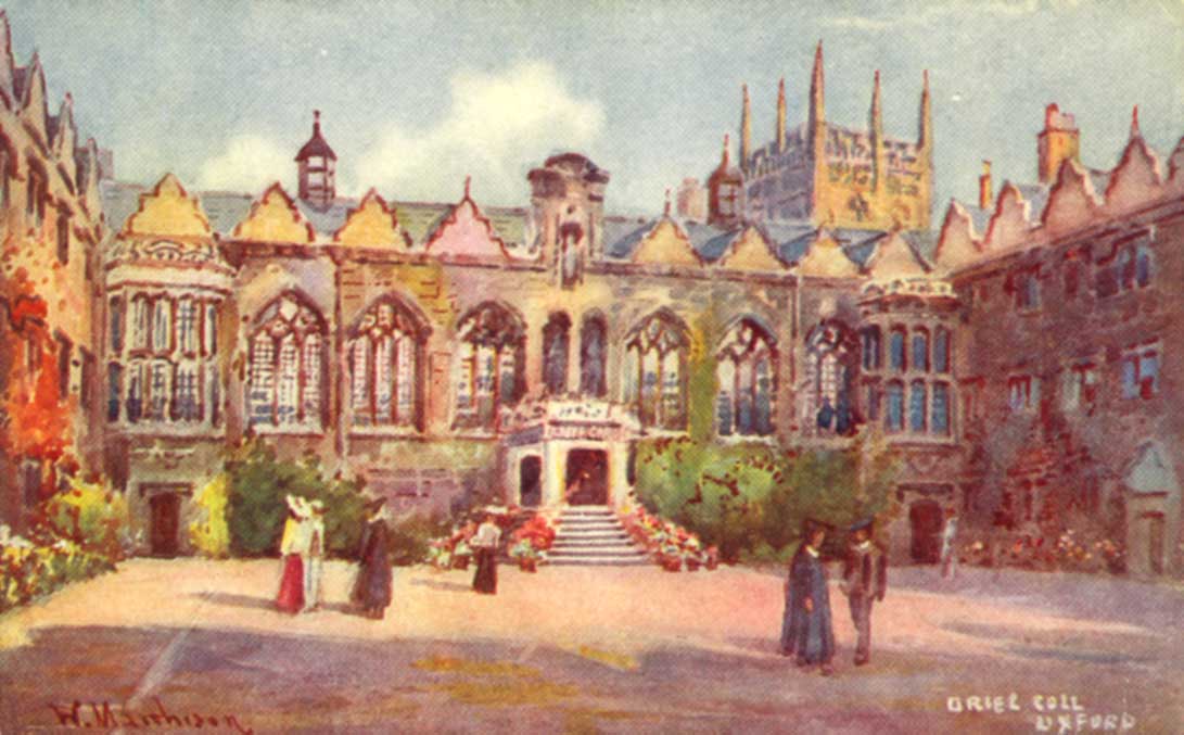 Oriel College outside