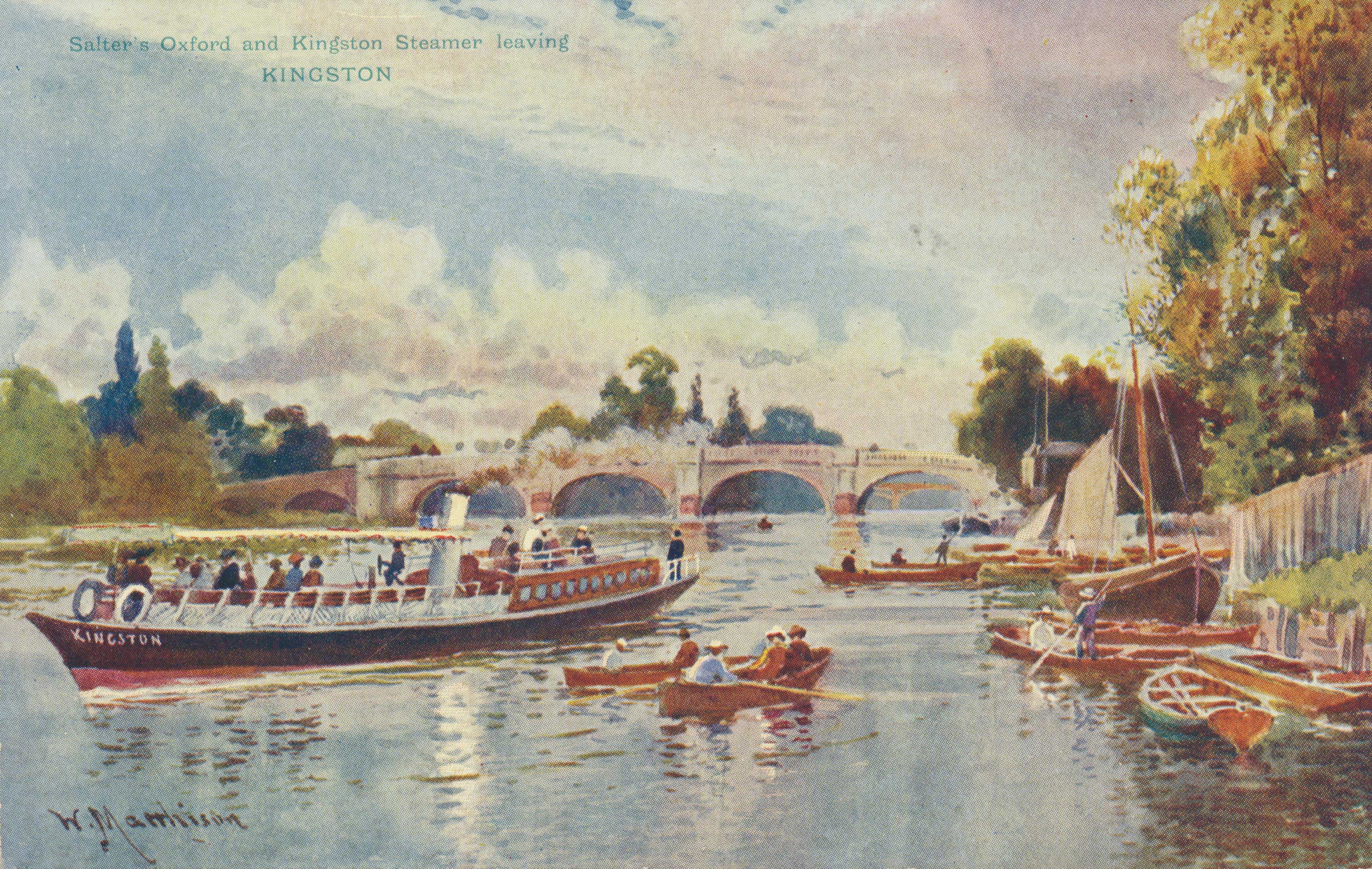 Steamer leaving Kingston