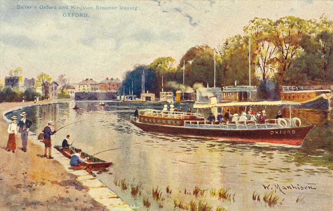 Salter’s Oxford and Kingston steamer leaving Oxford