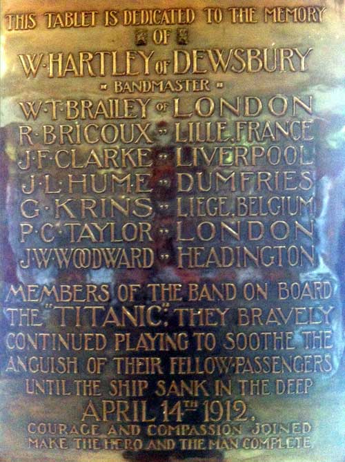 Memorial at Liverpool