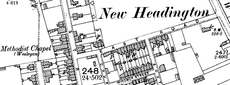 Bateman Street in 1898