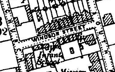 1898 map of Windsor Street