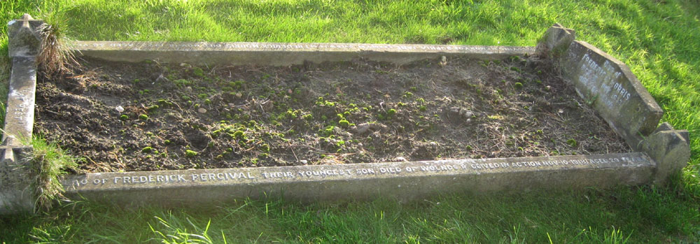 Frederick Morris’s parents’ grave