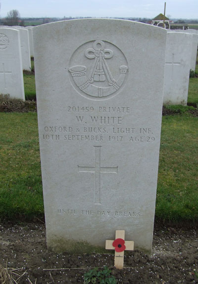 William White’s grave