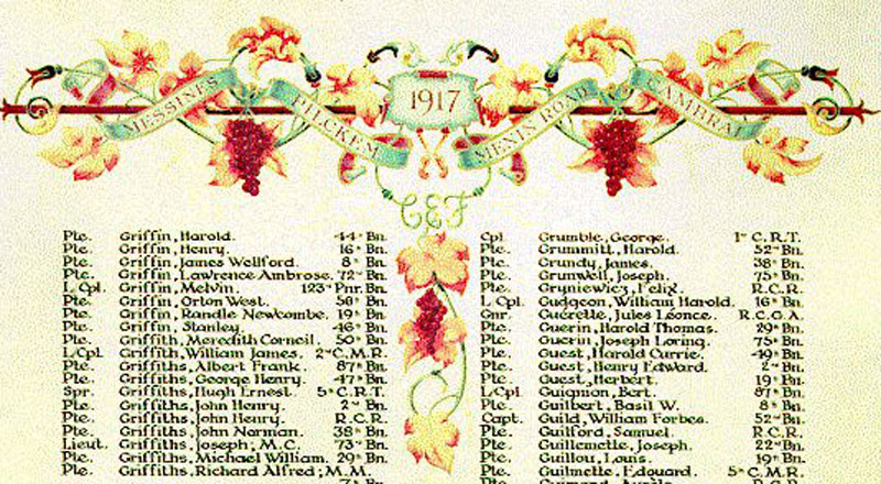 Canadian book of remembrance