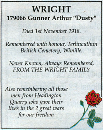 In Memoriam Oxford Mail